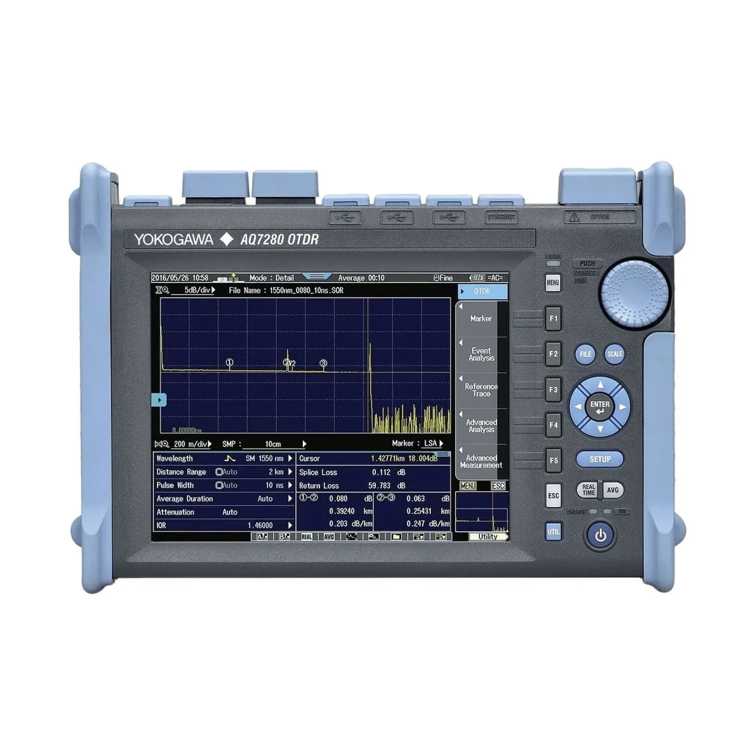 Yokogawa AQ7280 modular OTDR platform