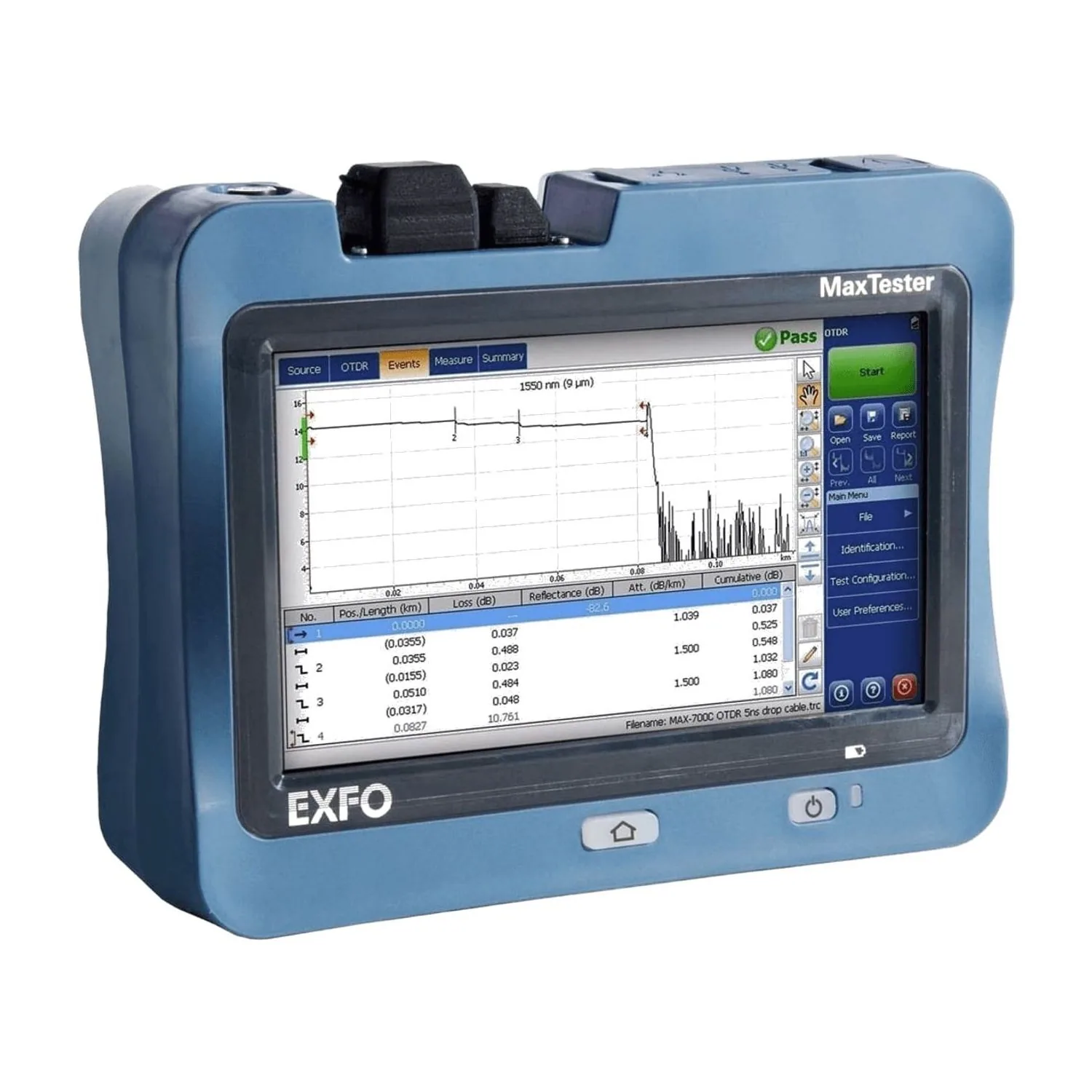 EXFO MaxTester 730D OTDR